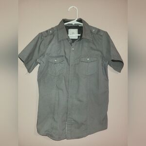 Craft & Flow Gray Short Sleeve Shirt